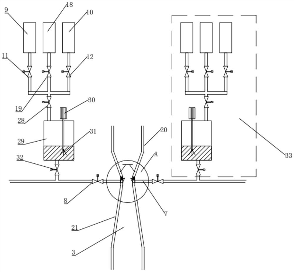 Venturi of multi-concentration control unit and its control method