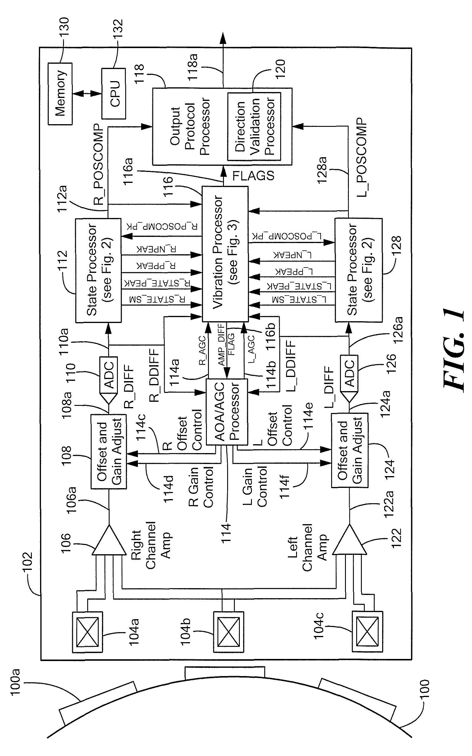 Motion sensor, method, and computer-readable storage medium providing a motion sensor with a magnetic field sensing element for generating a magnetic field signal and a state processor to identify a plurality of states corresponding to ranges of values of the magnetic field signal having a reduced amount of state chatter