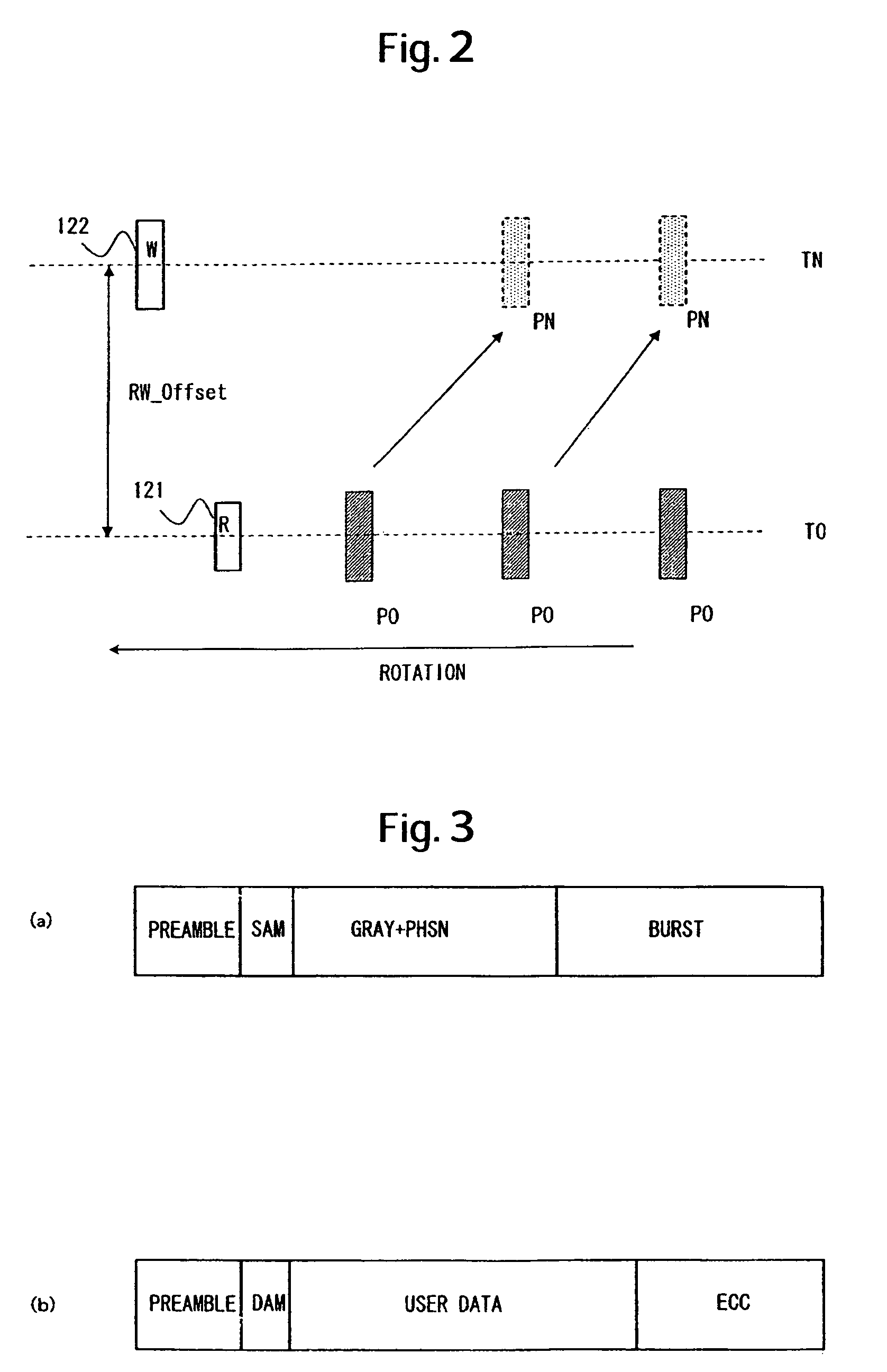 Method of writing pattern on media and data storage device
