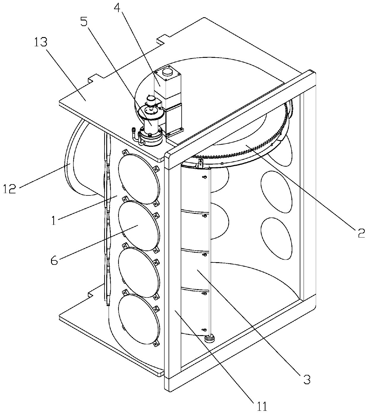 An intelligent source baffle system and method for preparing hard coating thereof