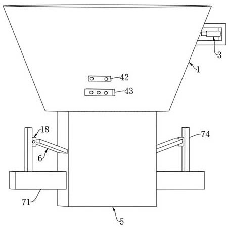 Ash bucket ash discharging device for boiler