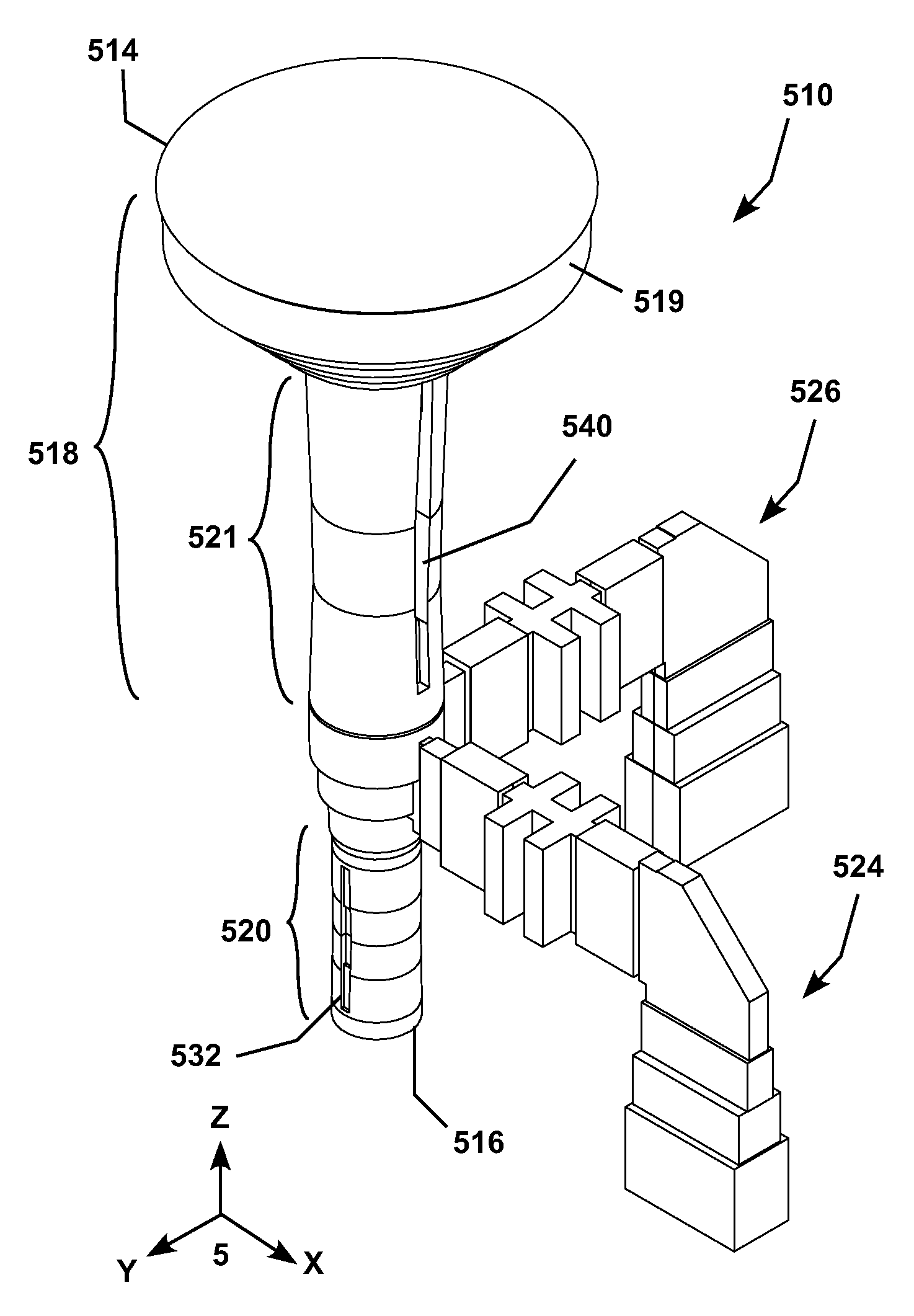 Multi-band antenna for simultaneously communicating linear polarity and circular polarity signals