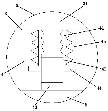 Heat conduction limiting type adhesive smearing device