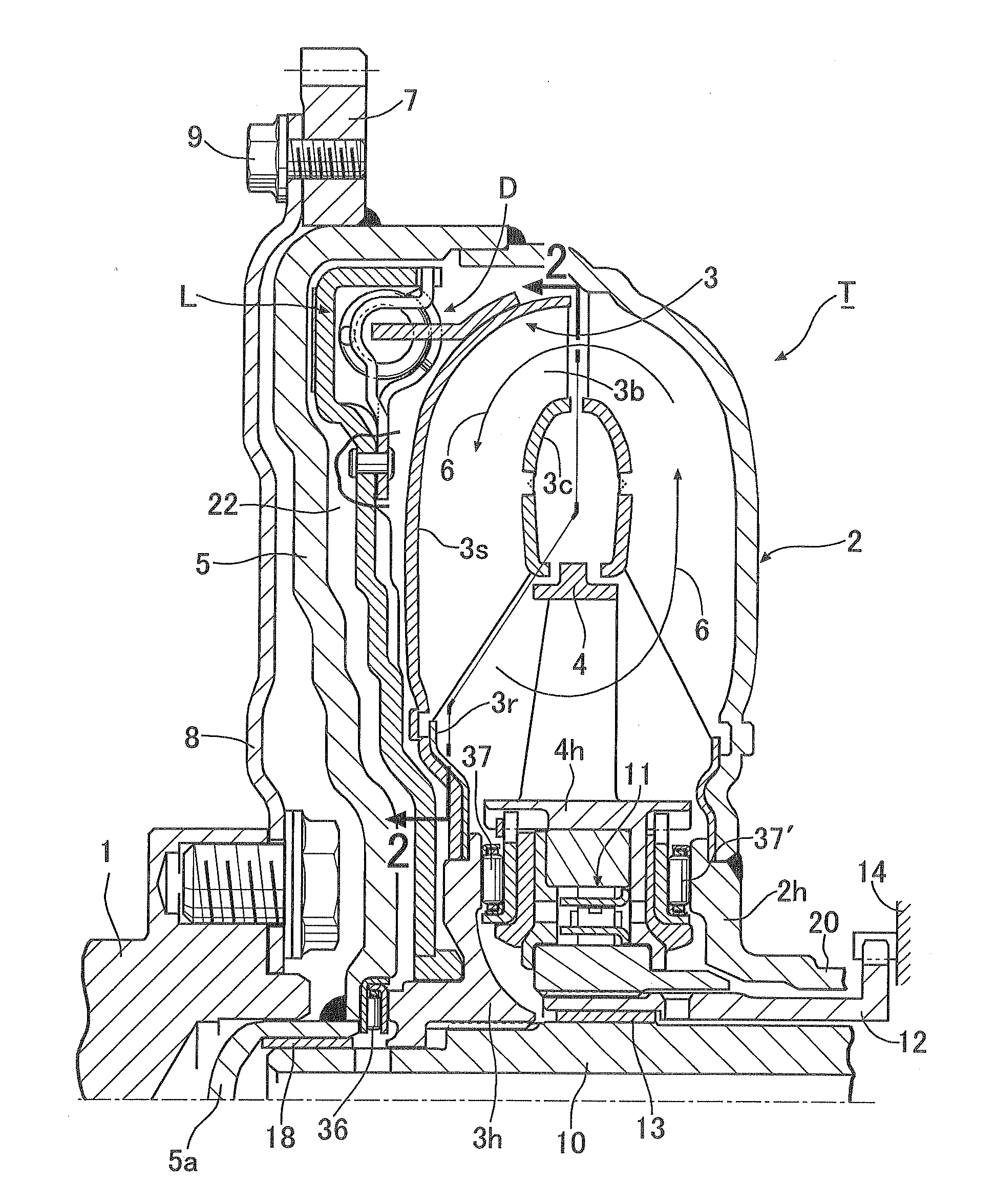 Manufacturing method of impeller for fluid transmitting device