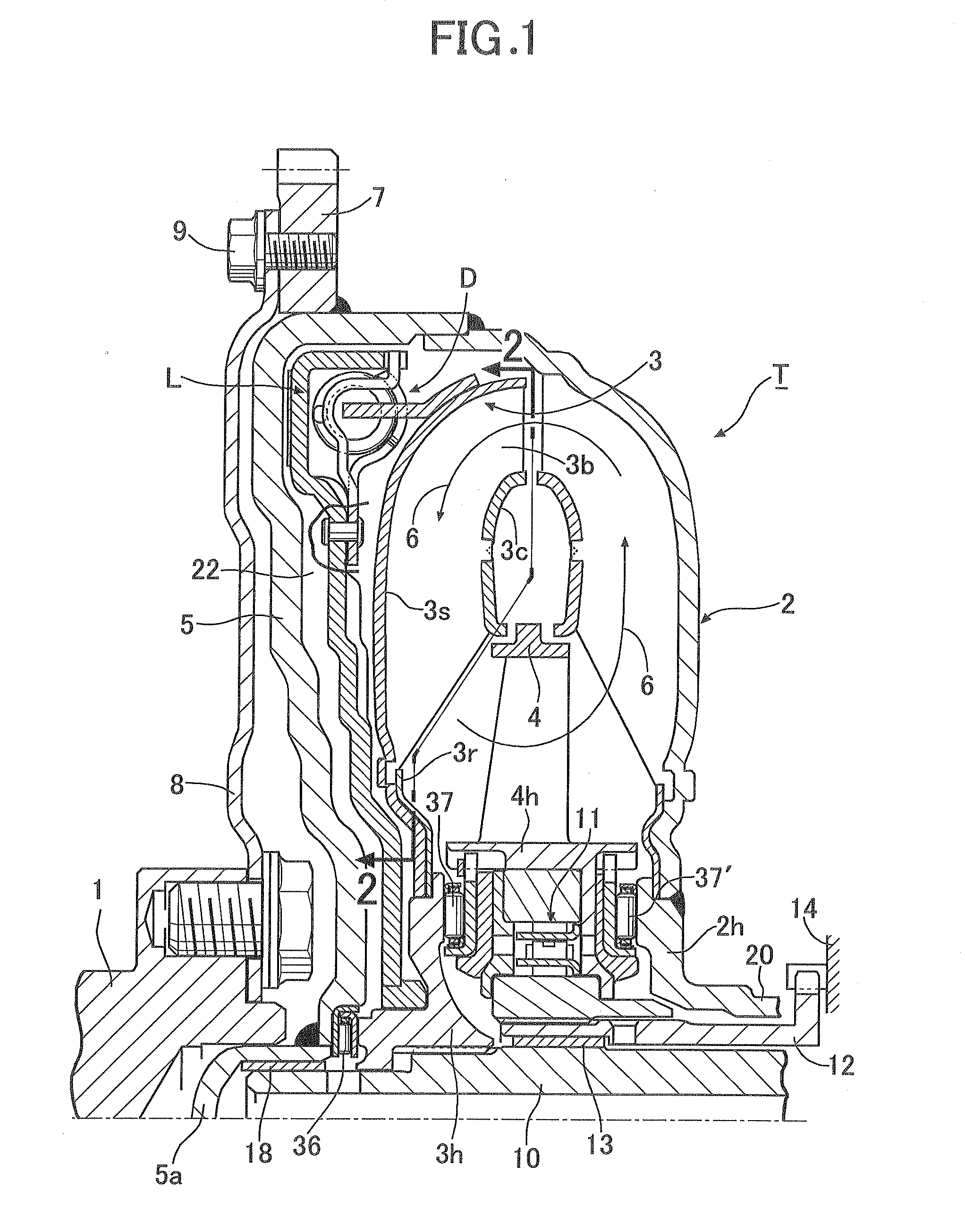 Manufacturing method of impeller for fluid transmitting device