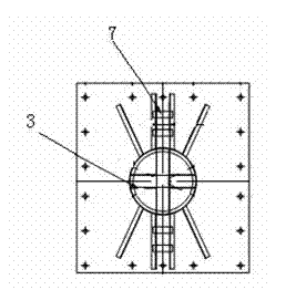 Method for integrally mounting hinge device of extra-large sector gate