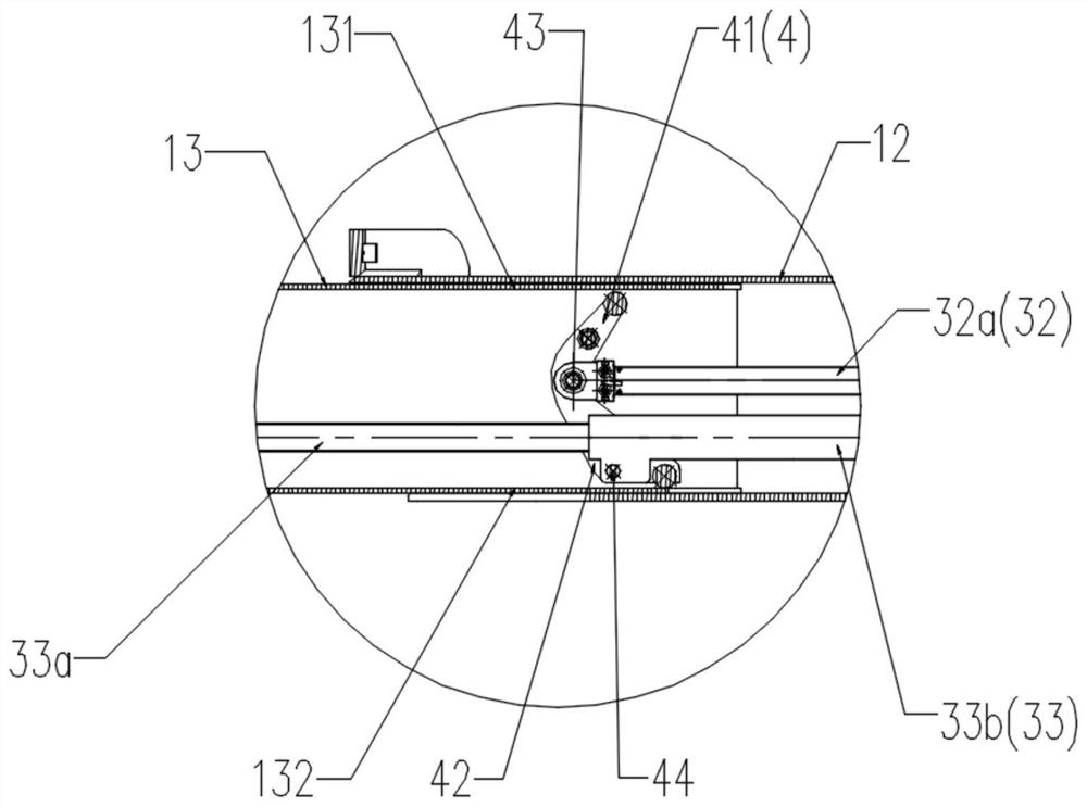 Front supporting leg and engineering vehicle