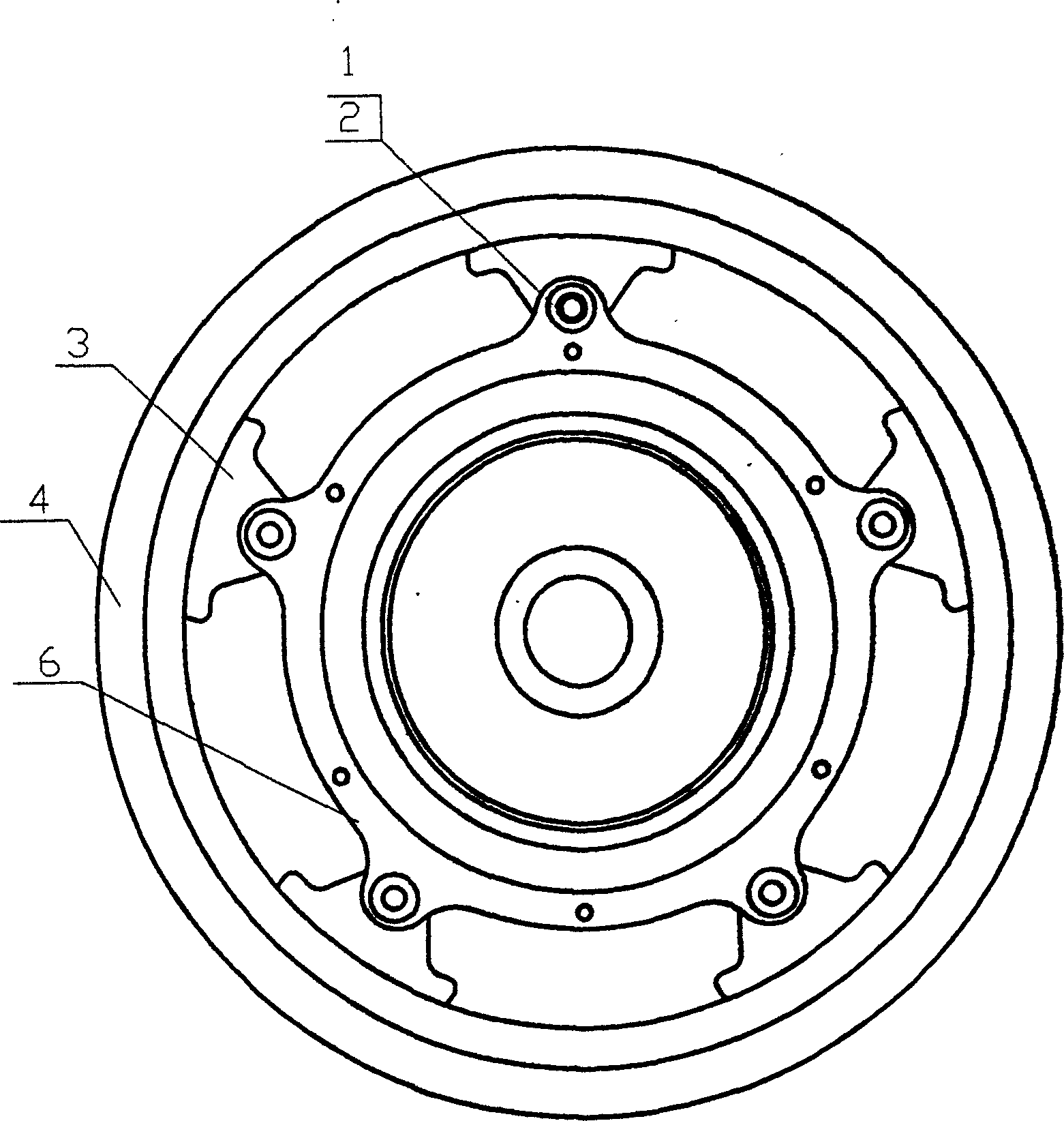 Electric motorcycle steel ring and motor casing unit assemblage and its manufacturing method