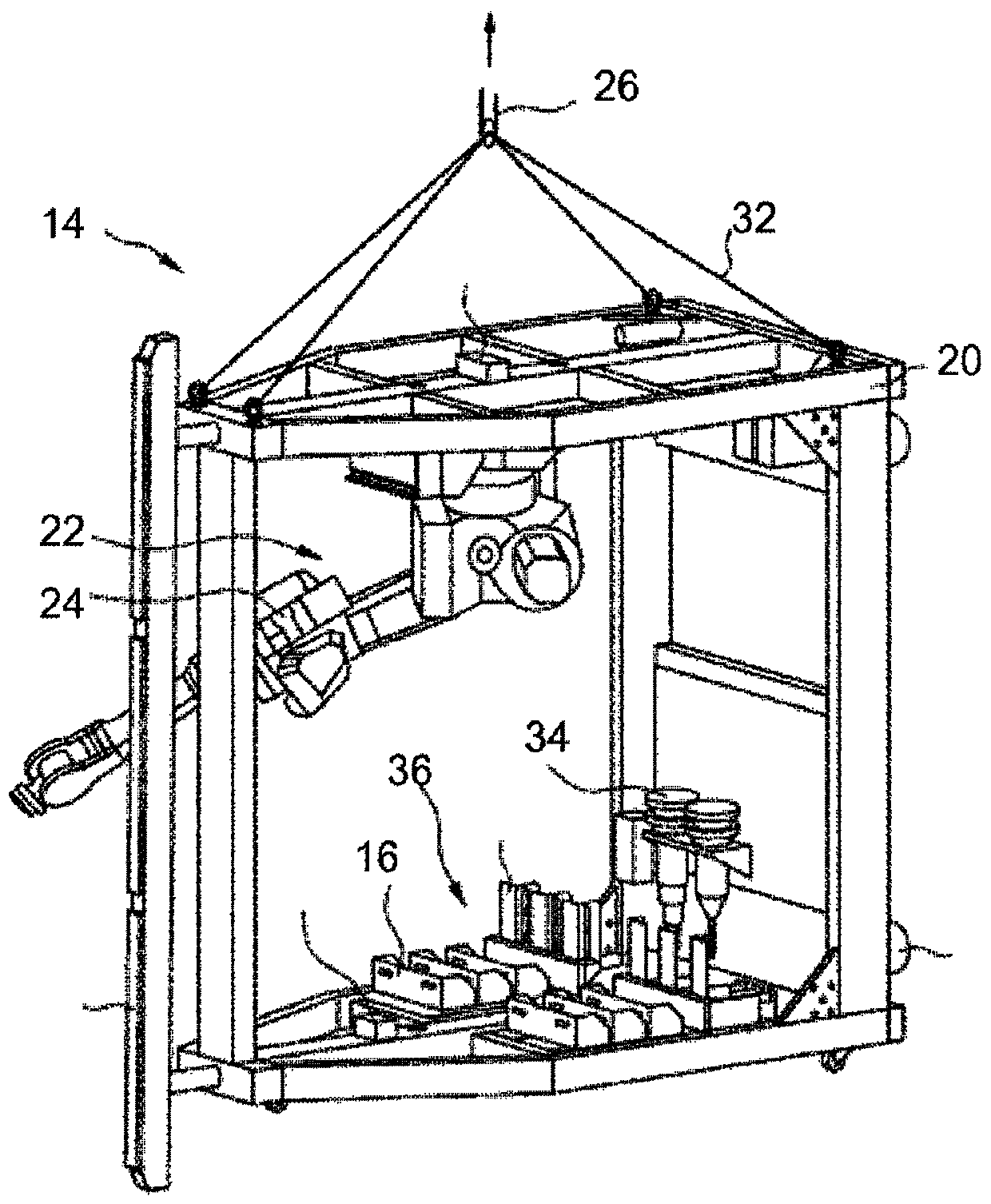 Method for mounting and alignment device for aligning a guide rail of an elevator system