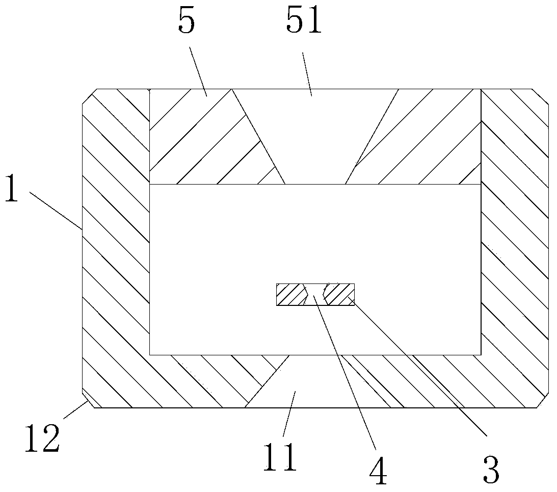 Titanium alloy tinned wire drawing die and manufacturing method thereof