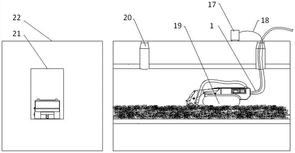 A drainage pipe network dredging robot and dredging method thereof