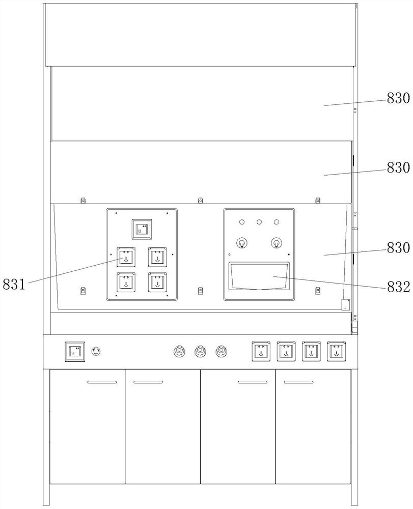 Air supplement and exhaust cabinet