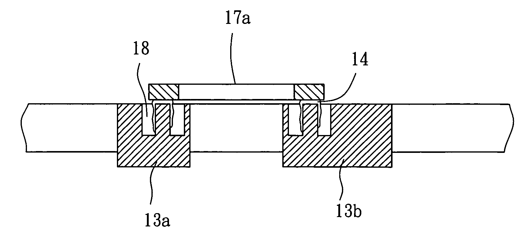Packaging substrate having adhesive-overflowing prevention structure