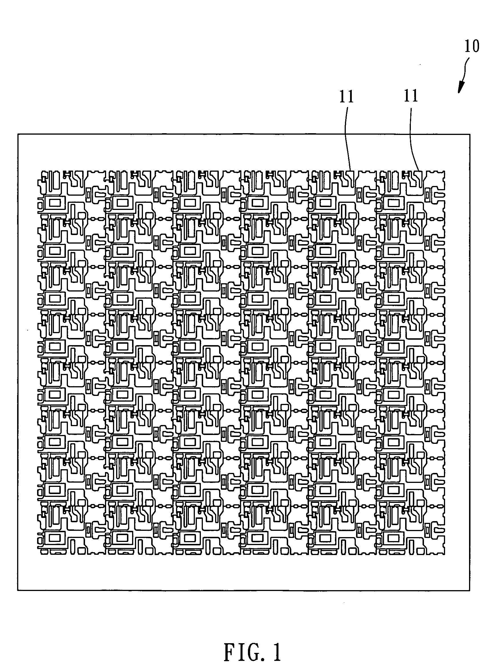 Packaging substrate having adhesive-overflowing prevention structure