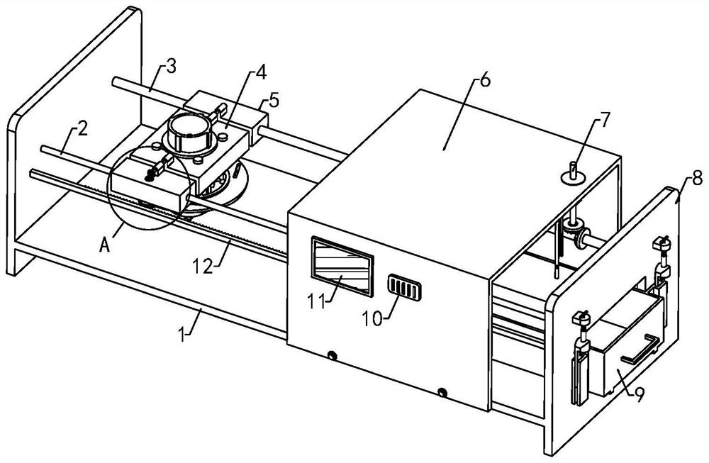 Heavy metal detection device and method for food processing