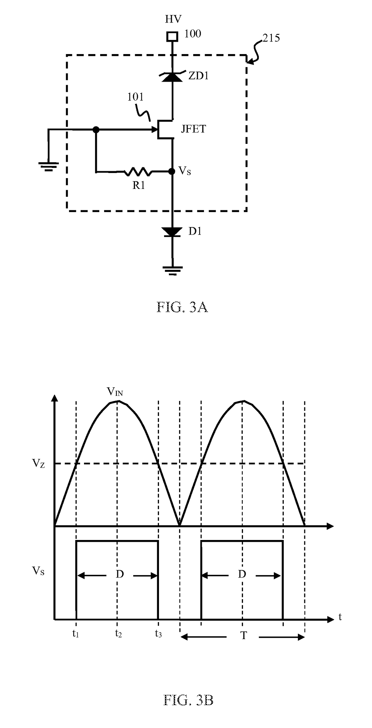 Methods and devices for detecting the input voltage and discharging the residuevoltage
