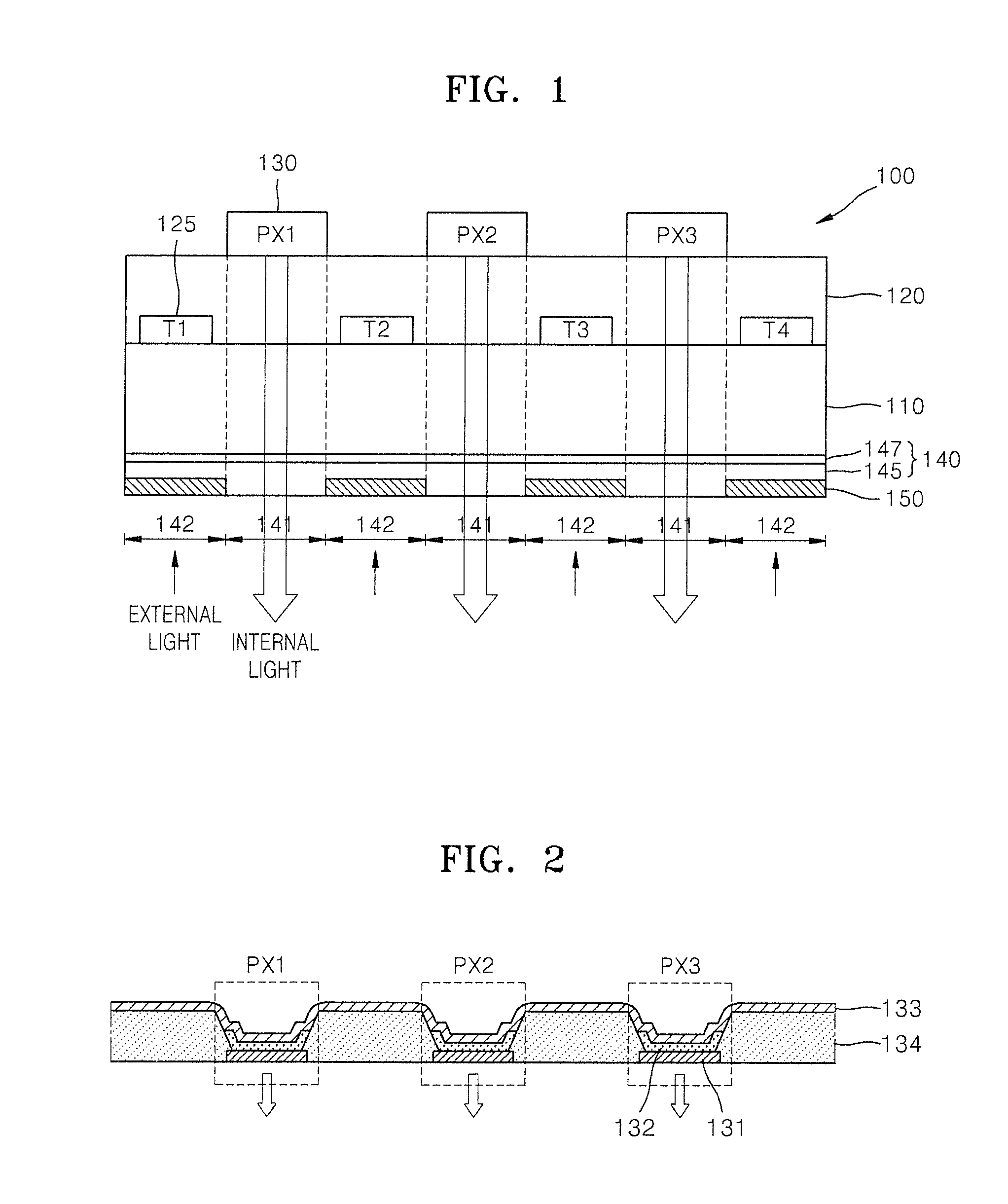 Organic light-emitting display device including black matrix-containing neutral density film