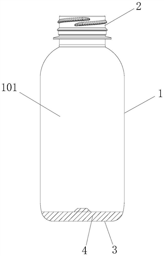 Barrier bottle and manufacturing method thereof