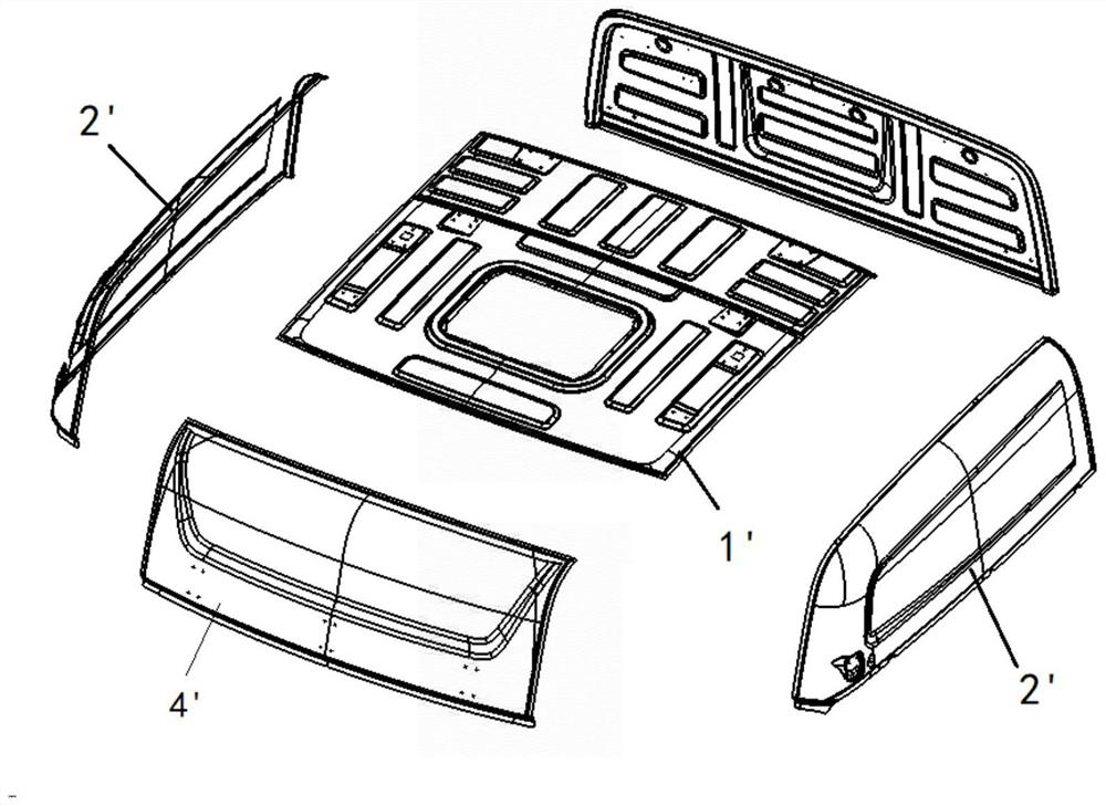 Commercial vehicle top cover, commercial vehicle and assembling method