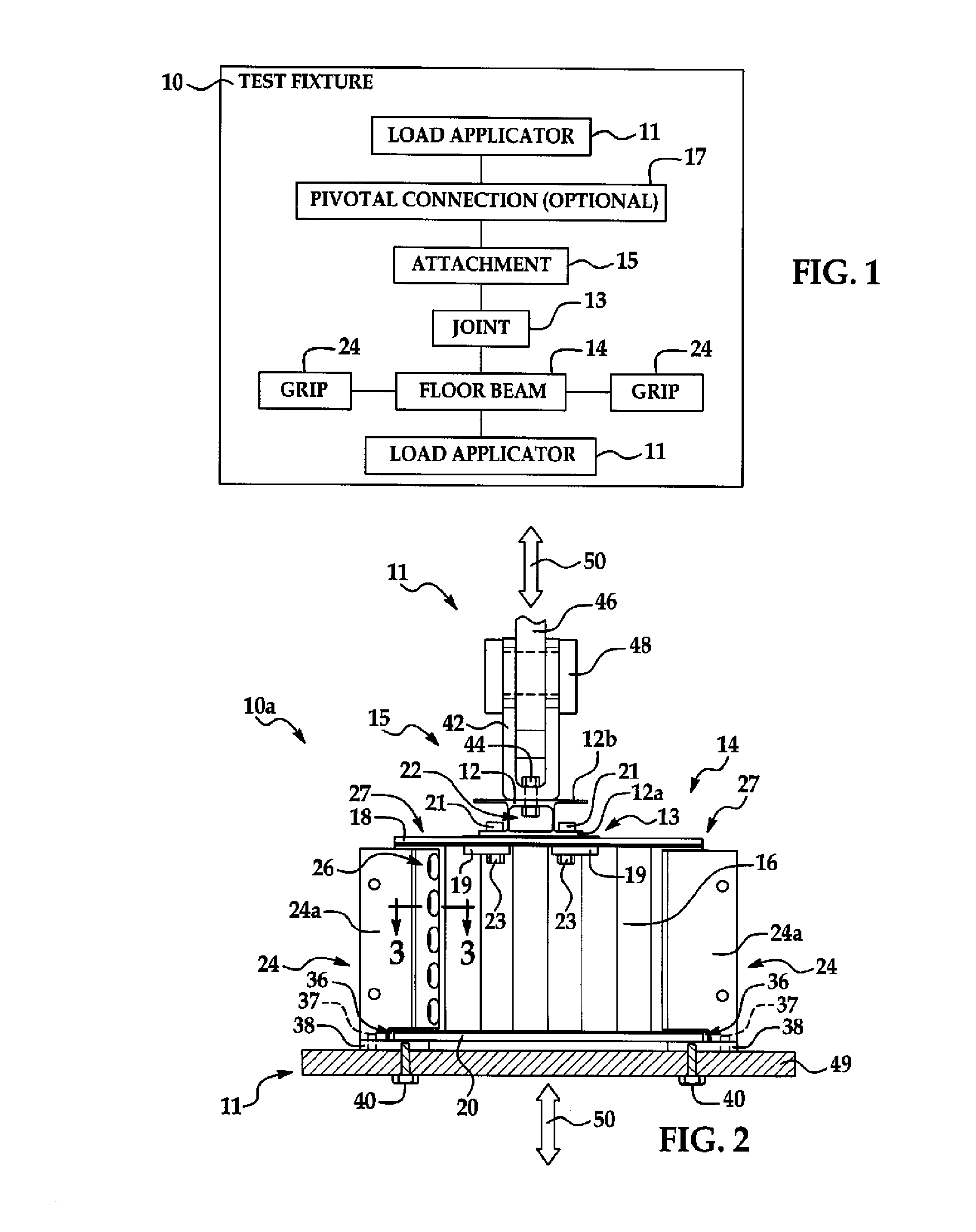 Method and Apparatus for Testing Attachment Joints