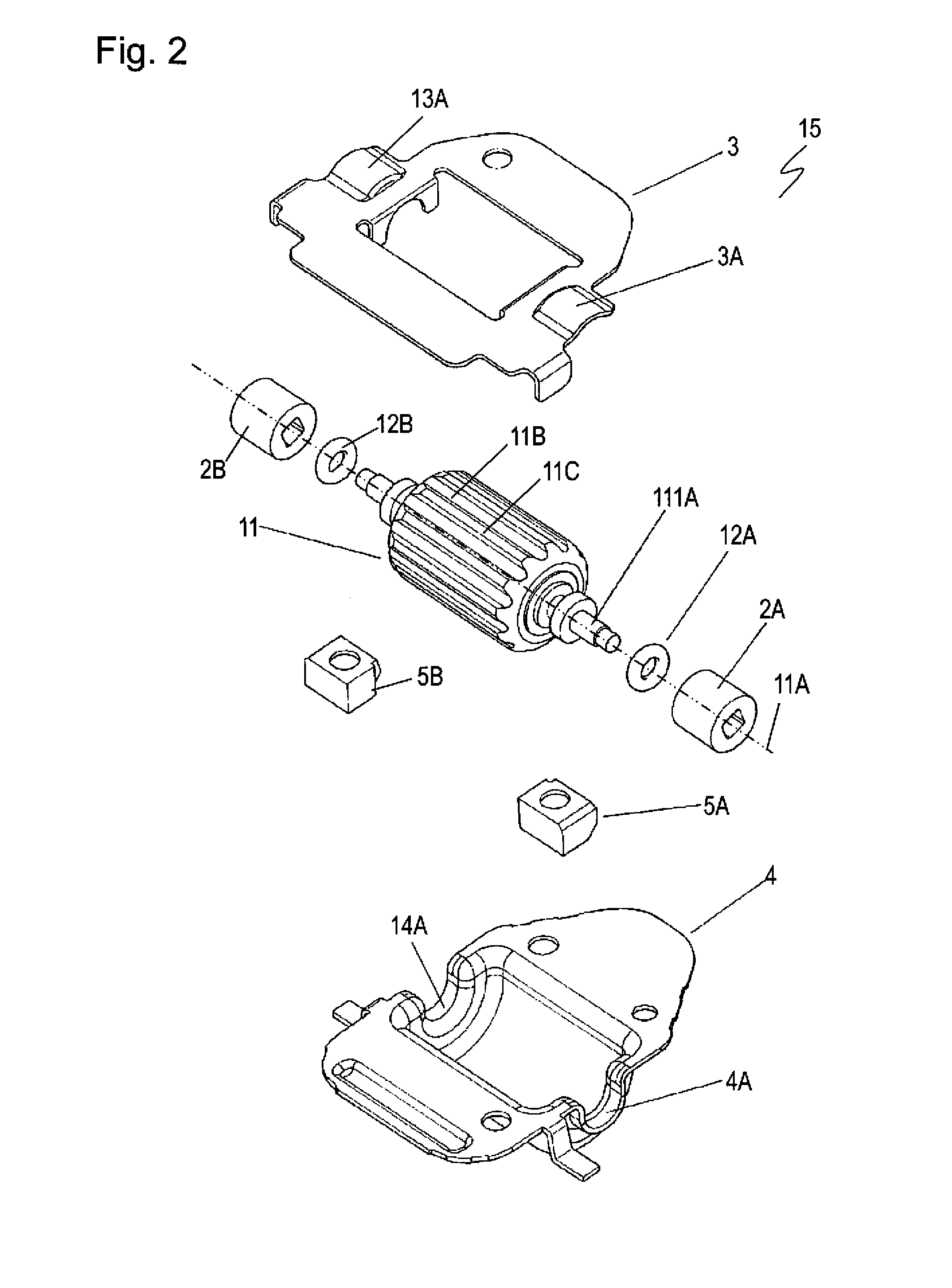 Rotary actuator and input device using the same