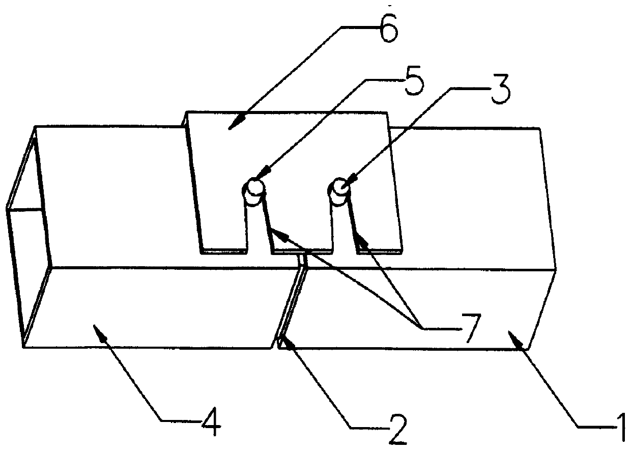 Steady plug-in structure with steel support