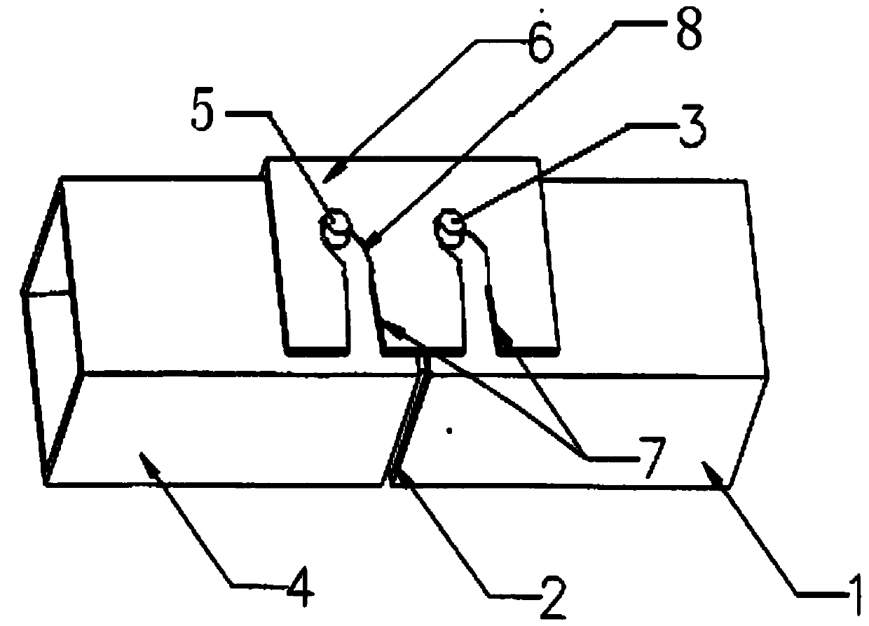 Steady plug-in structure with steel support