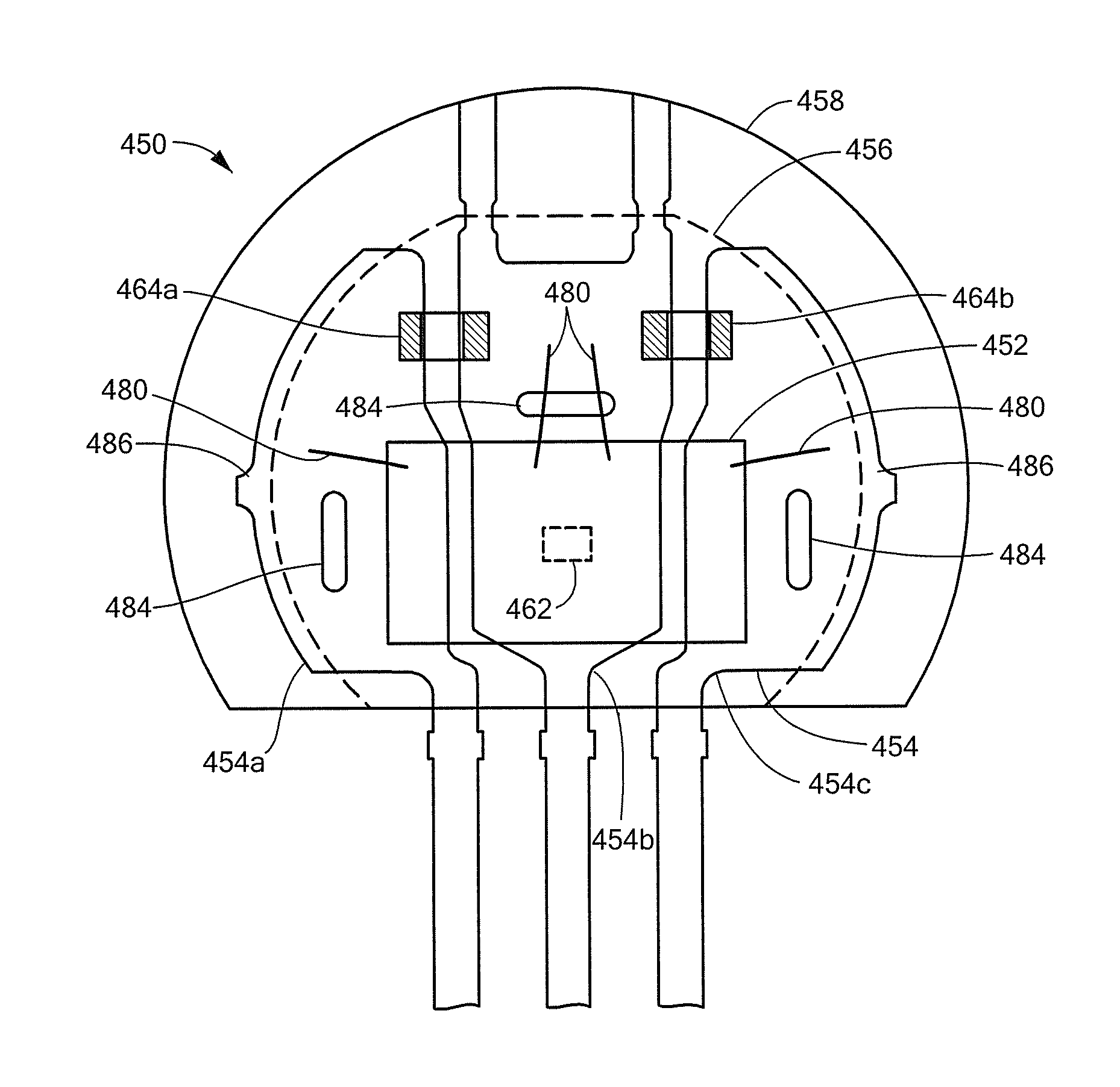 Magnetic Field Sensor Integrated Circuit with Integral Ferromagnetic Material