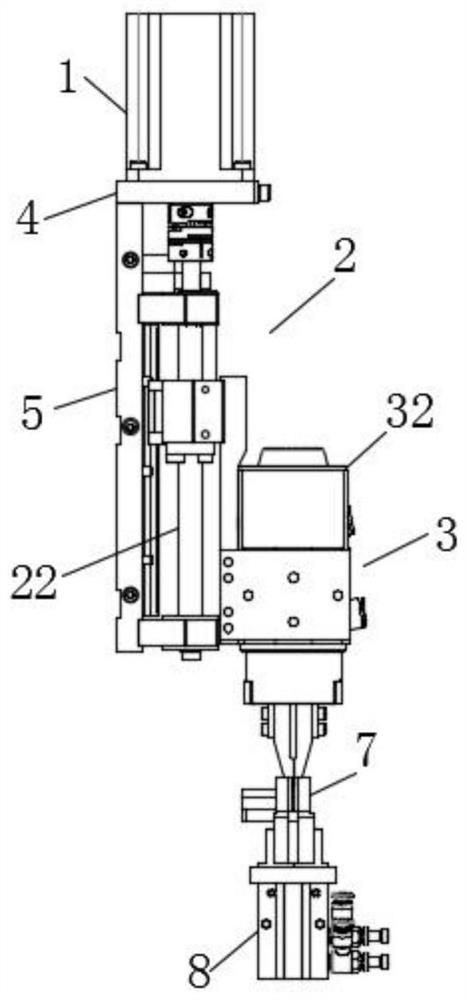 Reed switch contact gap adjusting device