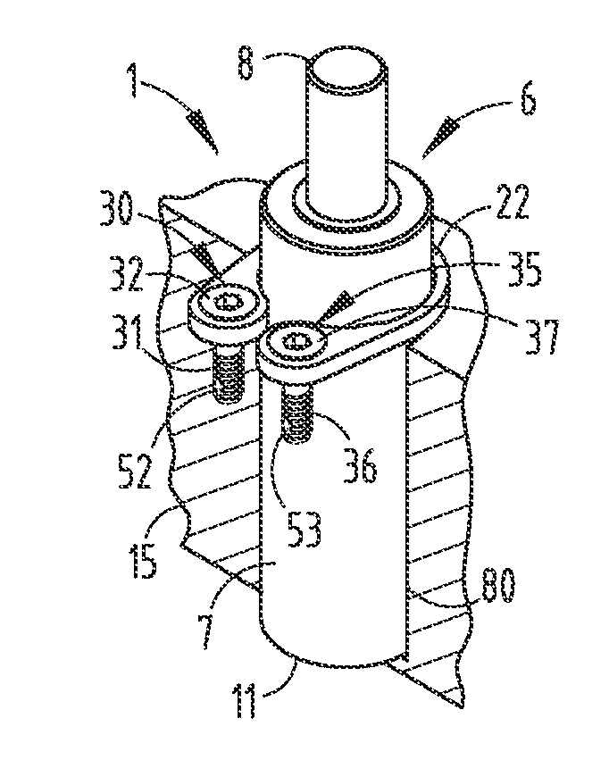 Gas spring mounting assembly and method for metal forming dies