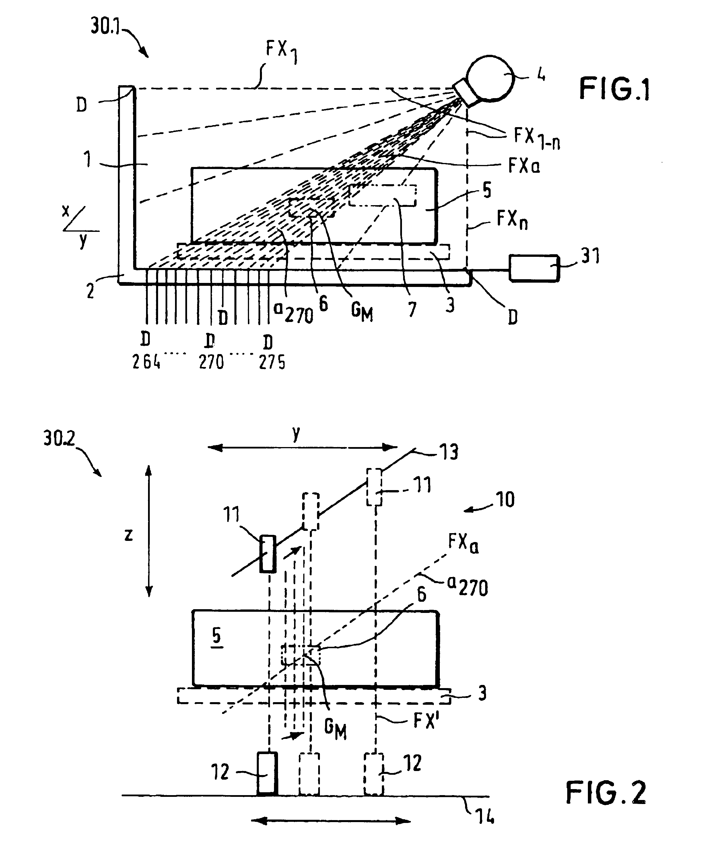 Apparatus and method for detecting items in objects