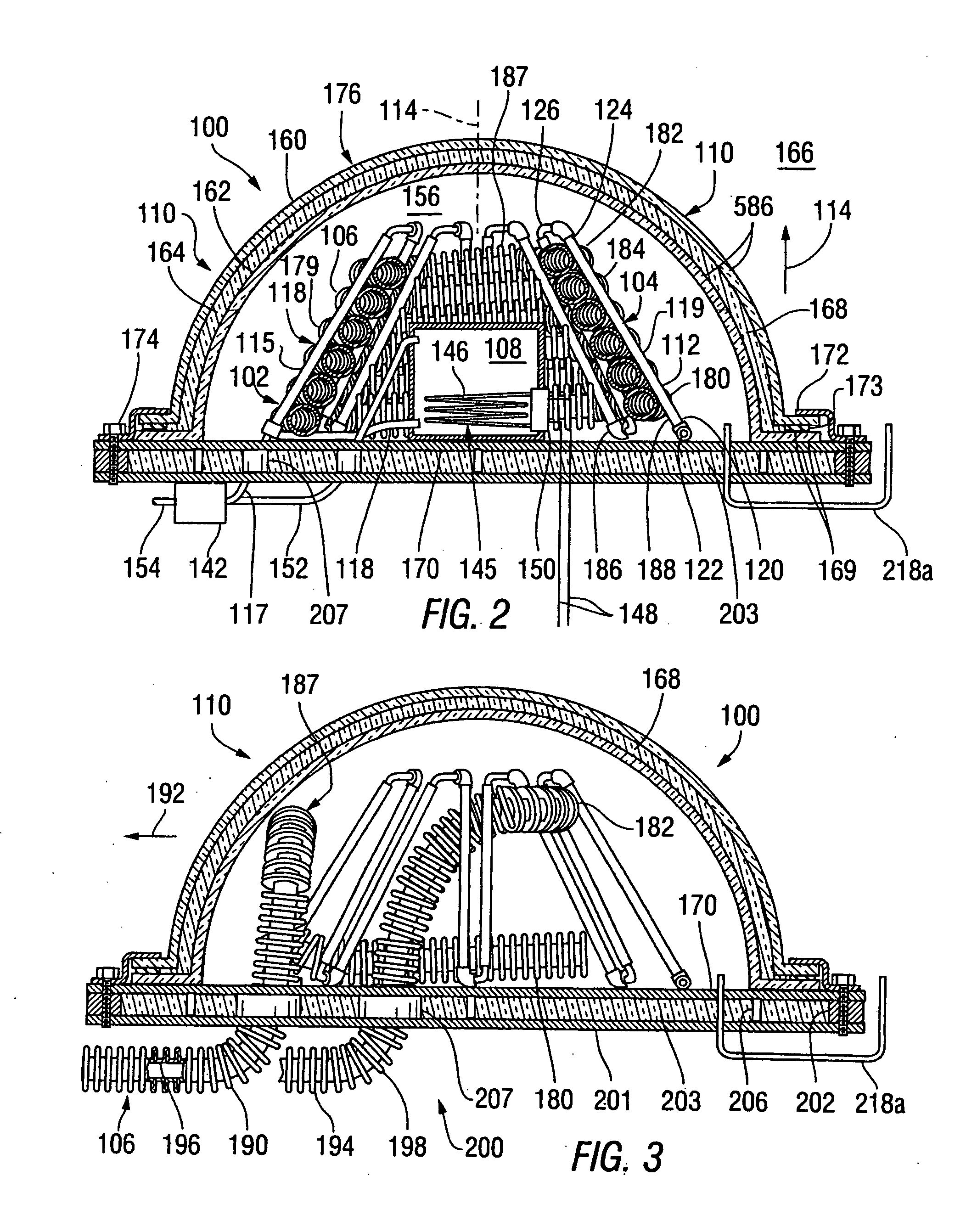 Insulated structure including cavities holding aerogel connected to a vacuum sustaining unit
