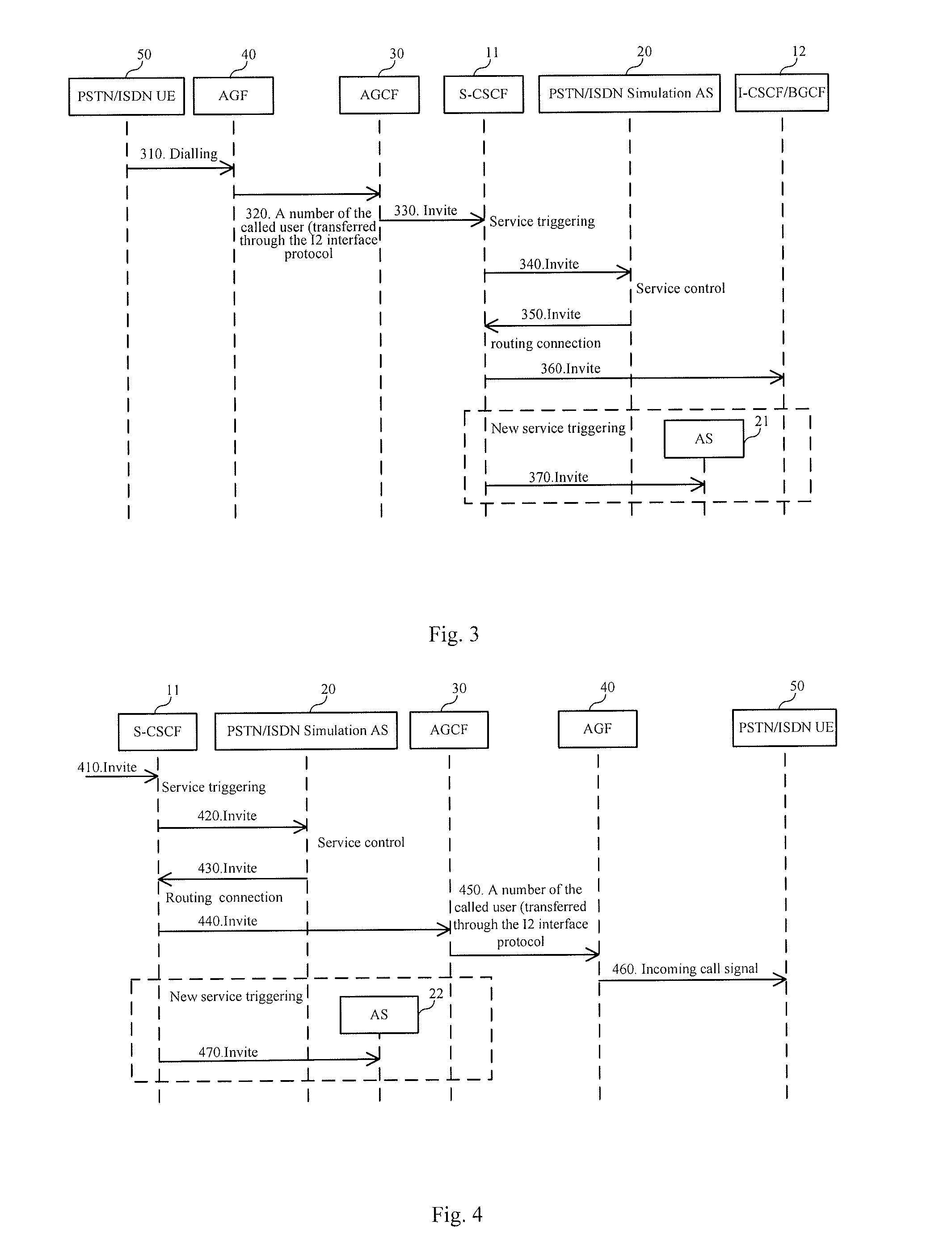 System and method for processing packet domain signal