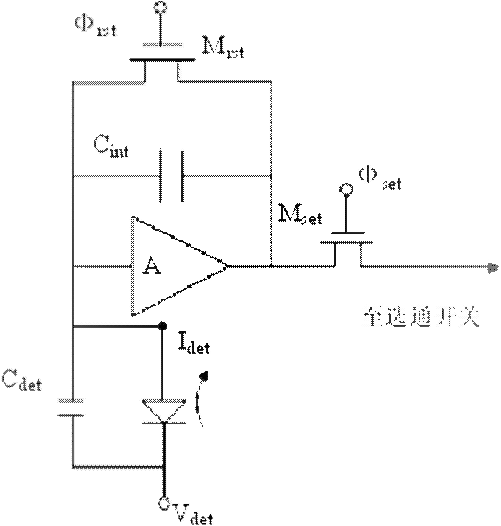 Sensor array readout circuit based on chopper technology