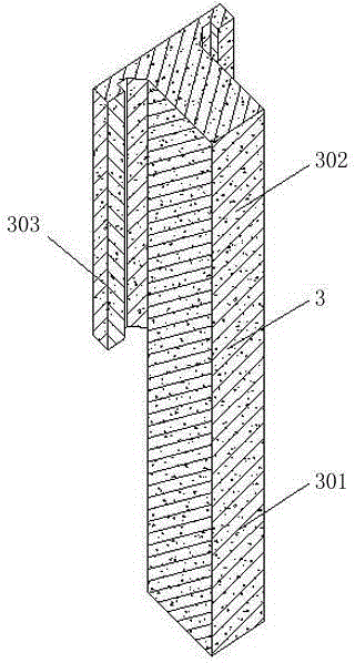 Construction method of high-fill prefabricated cast-in-situ combined pile slab wall protection structure