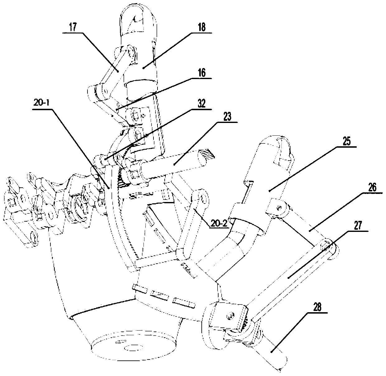Exoskeleton finger rehabilitation training device and using method thereof