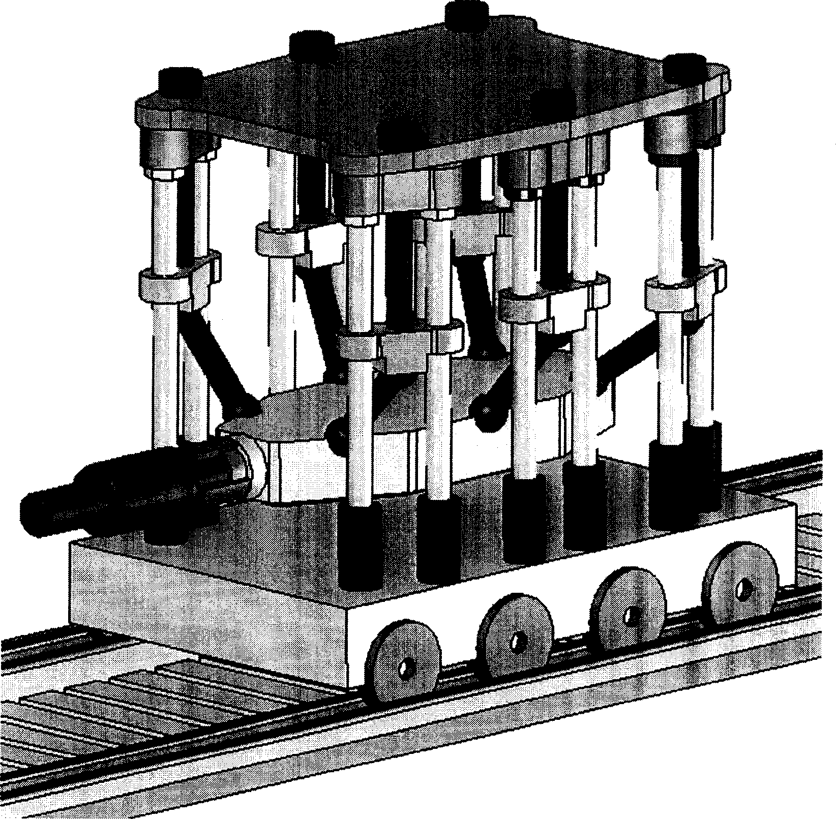 Six-dimensional parallel forging operator