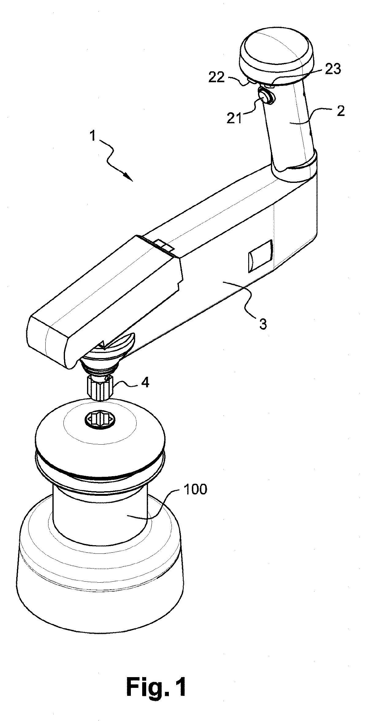 Electric winch crank