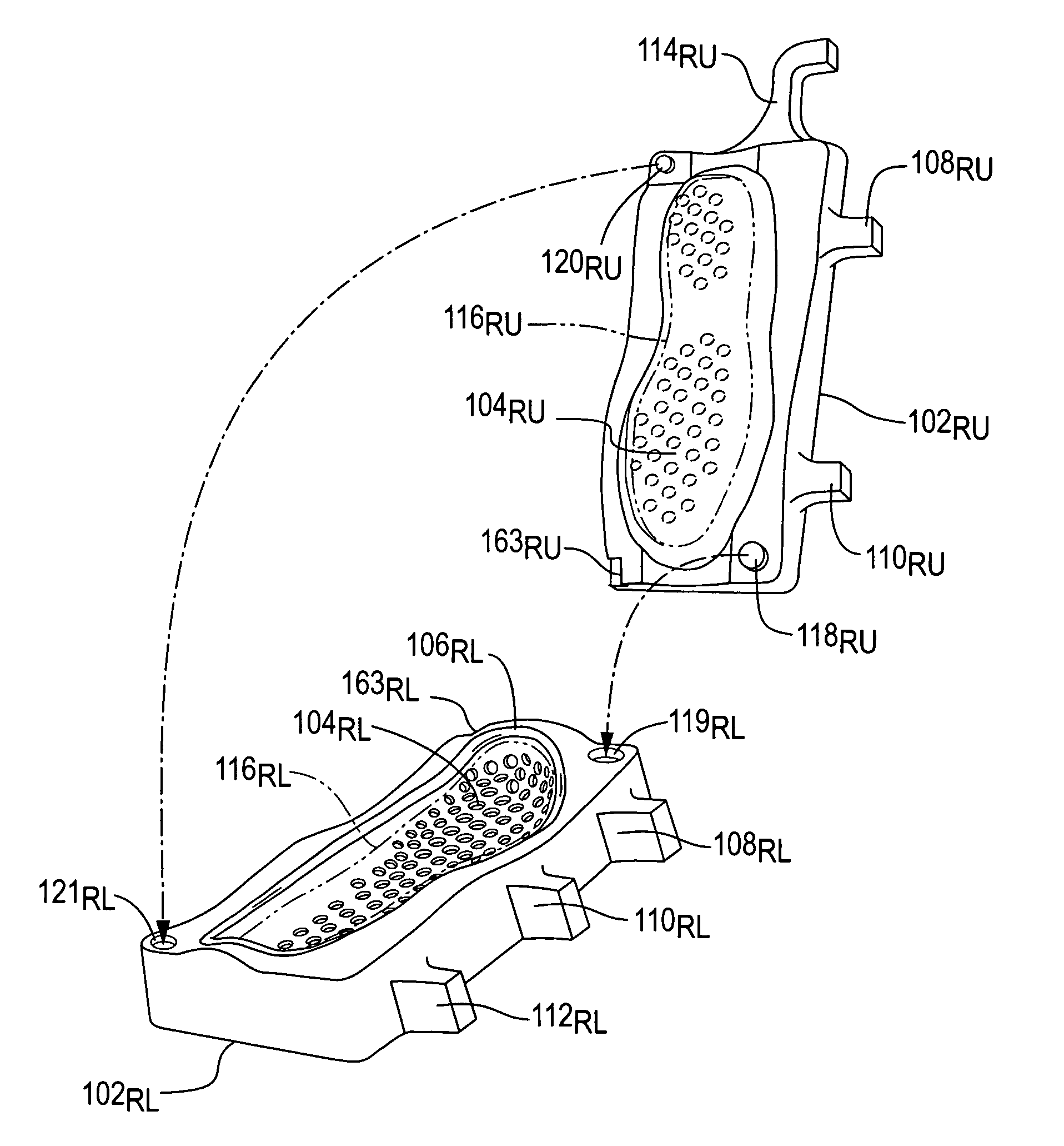 Method of making a multi-element mold assembly for, e.g., footwear components