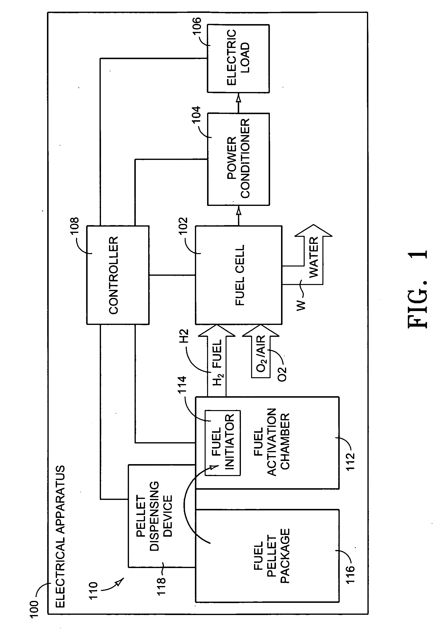Method and system for dispensing pelletized fuel for use with a fuel cell