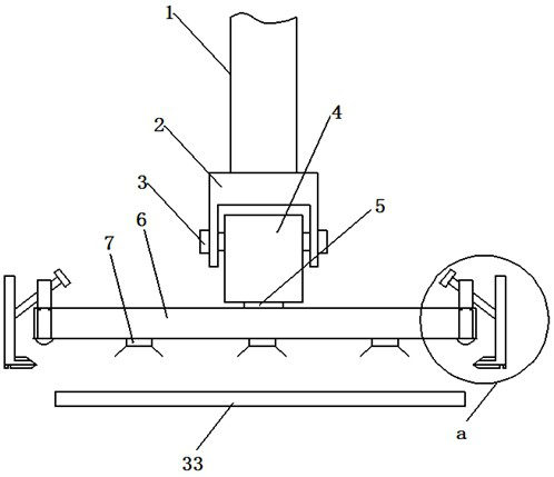 A robotic arm for product transfer