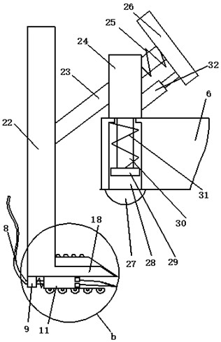 A robotic arm for product transfer