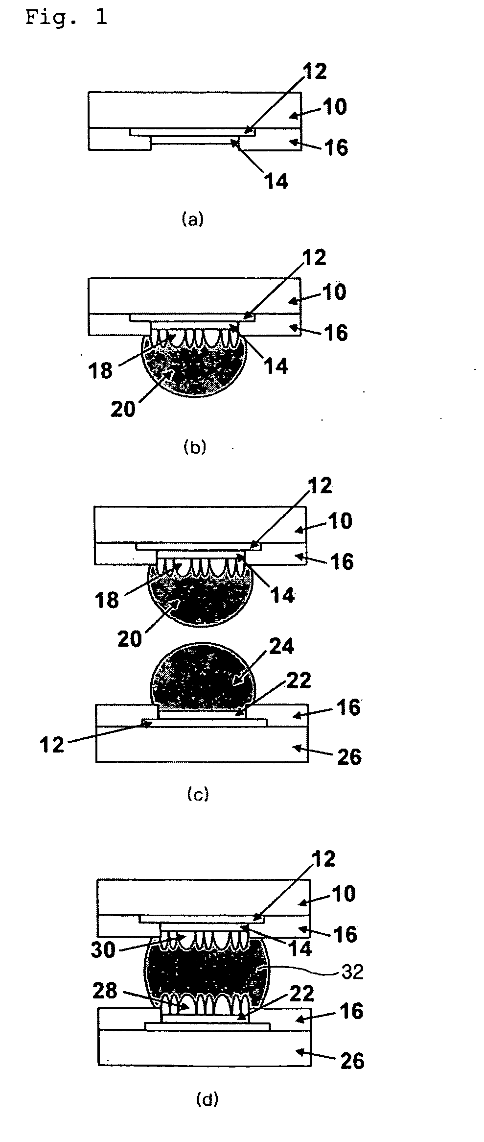 Method for joining electronic parts finished with nickel and electronic parts finished with electroless nickel