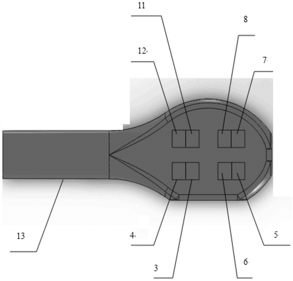 An electric control system and method for a button handle of a small combine harvester