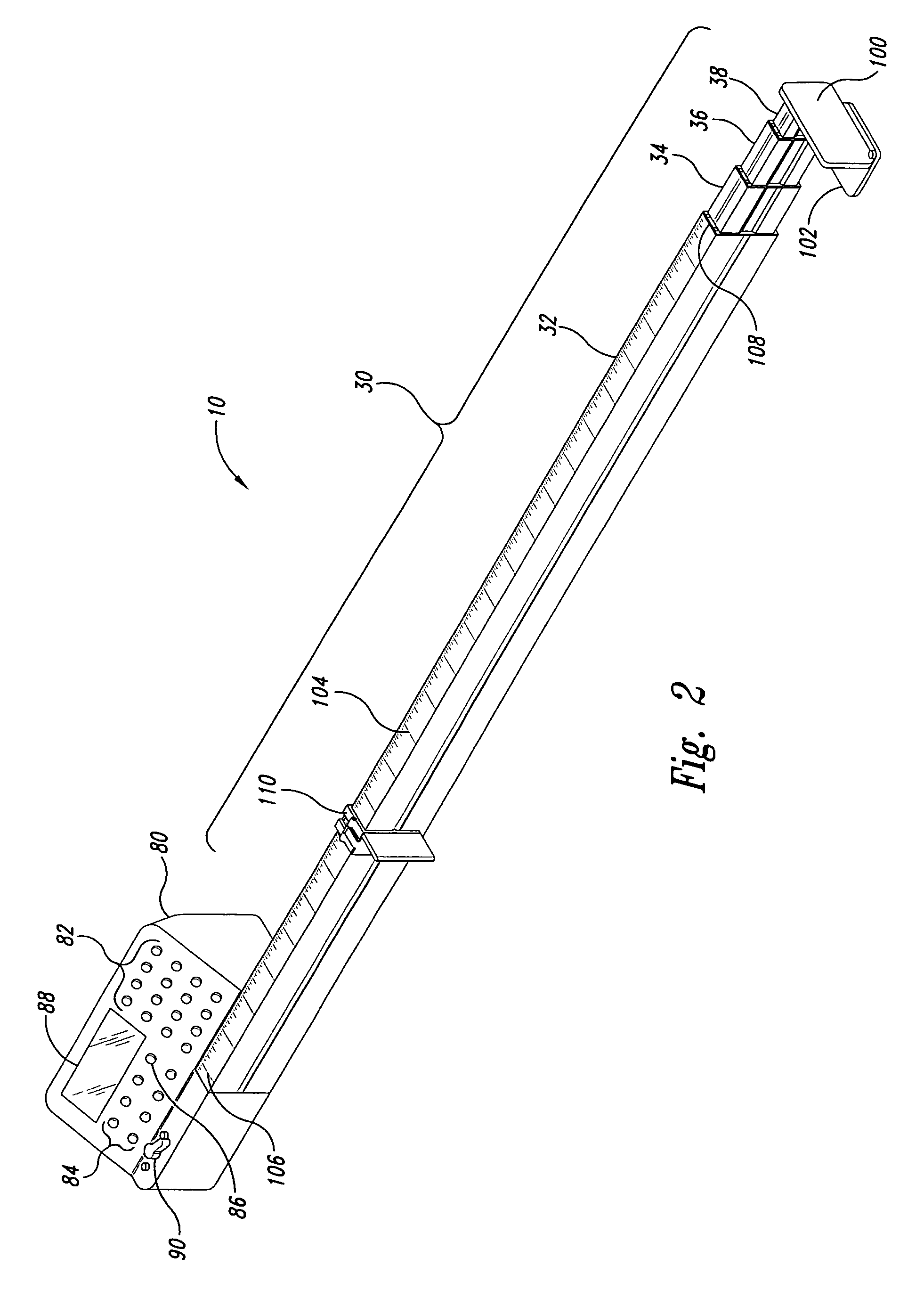 Repetitive fence for cross-cutting materials