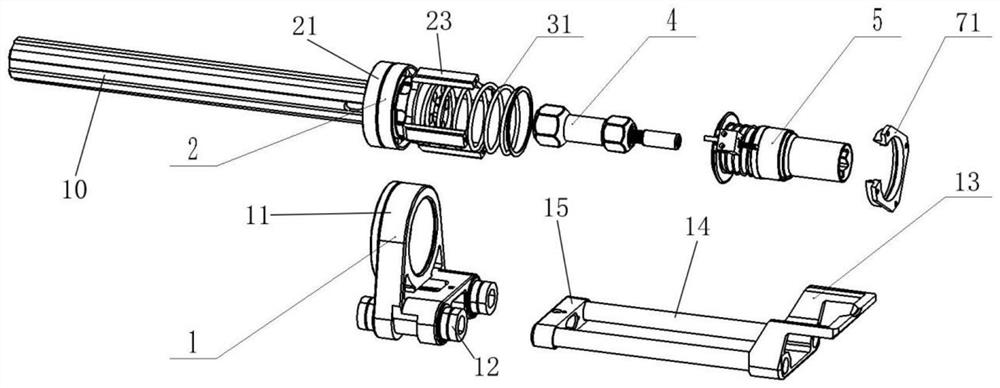 Grounding knife-switch operating mechanism