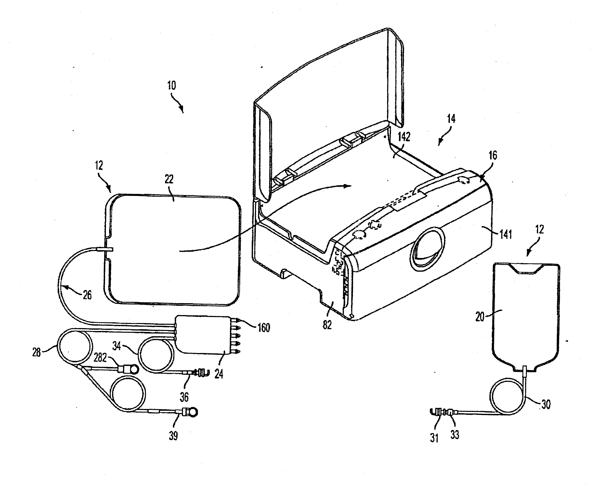 Medical treatment system and methods using a plurality of fluid lines