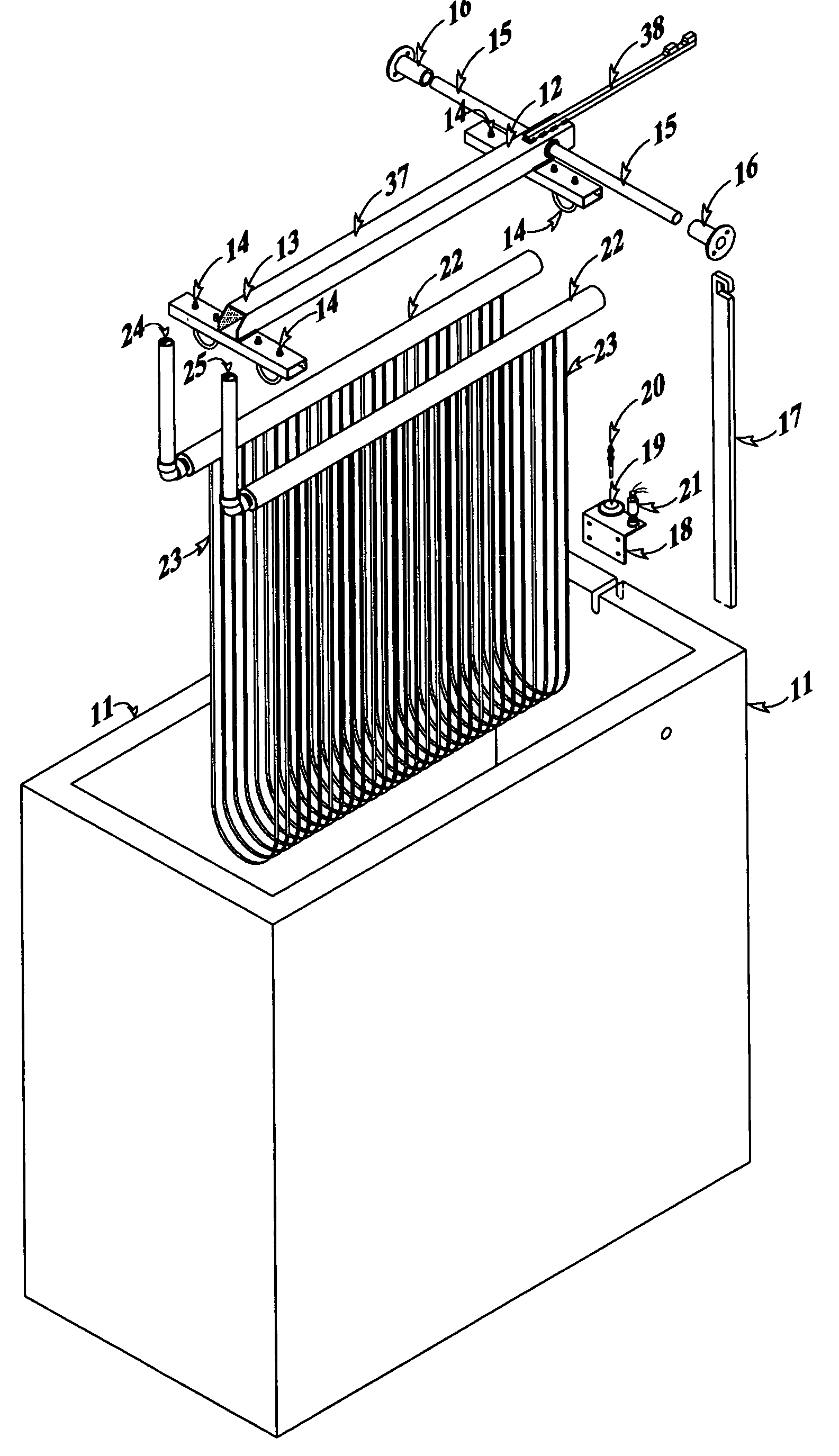 Automatic monitoring system for thermal energy storage plants