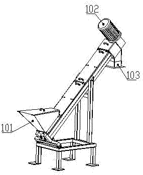 Anti-blocking device of spiral squeezer