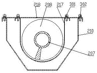 Anti-blocking device of spiral squeezer